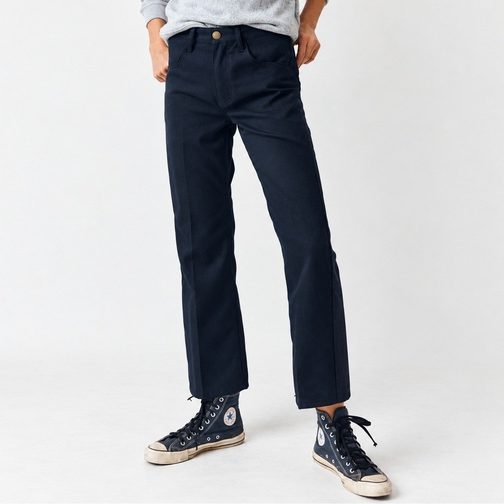 The Great The Kevin Pants Trouser in Navy Minimalist Preppy Size 25